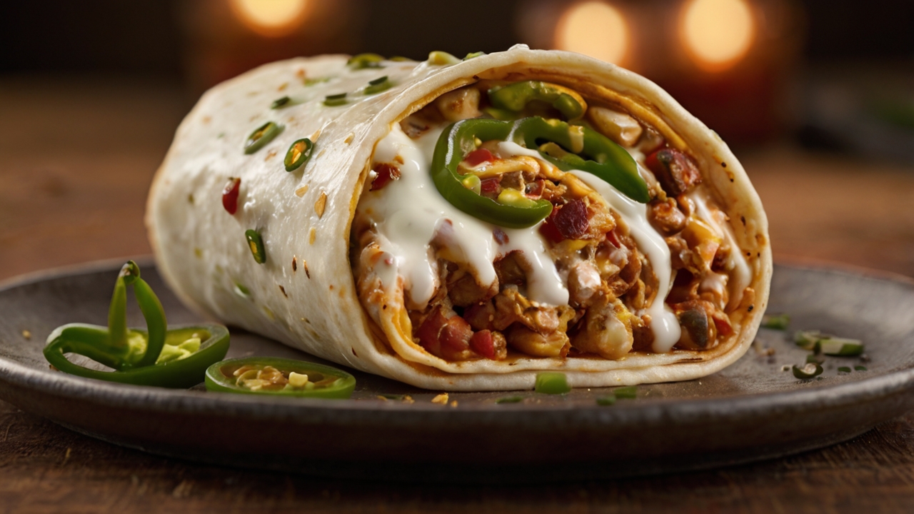 Delicious burrito from domain